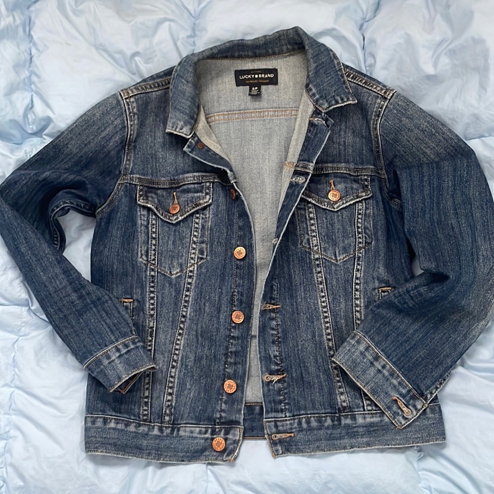 Lucky Brand Tomboy Trucker Jean Jacket